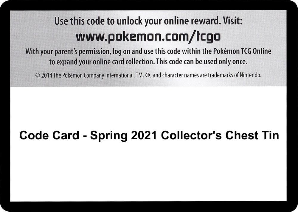 Code Card Spring 2021 Collectors Chest Tin