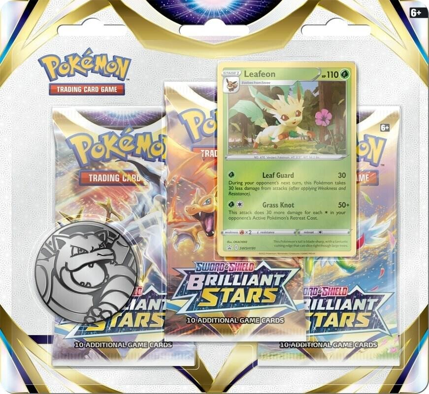 Brilliant Stars 3 Pack Blister Leafeon