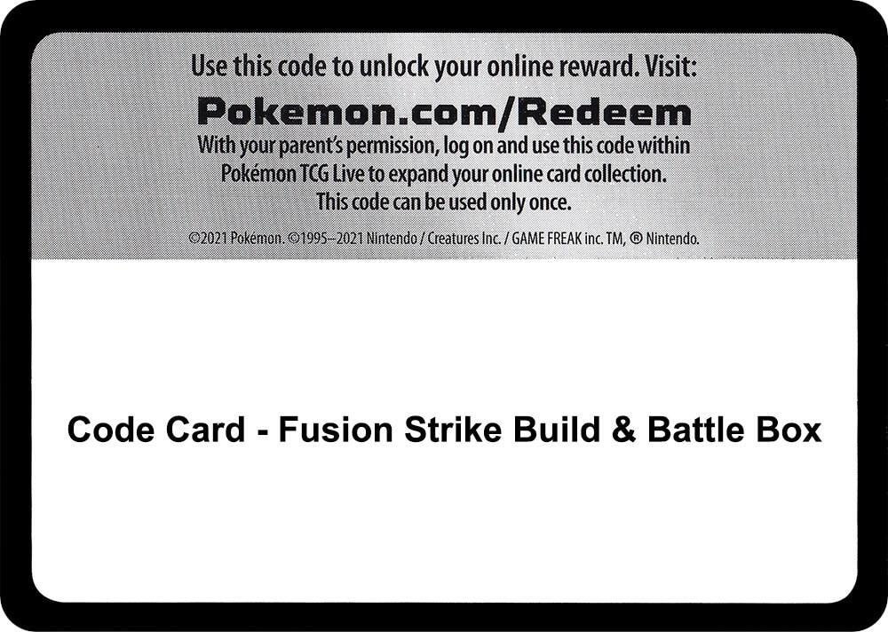 Code Card Fusion Strike Build and Battle Box