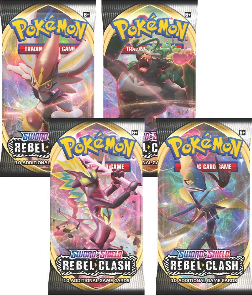Rebel Clash Booster Pack Art Bundle Set of 4