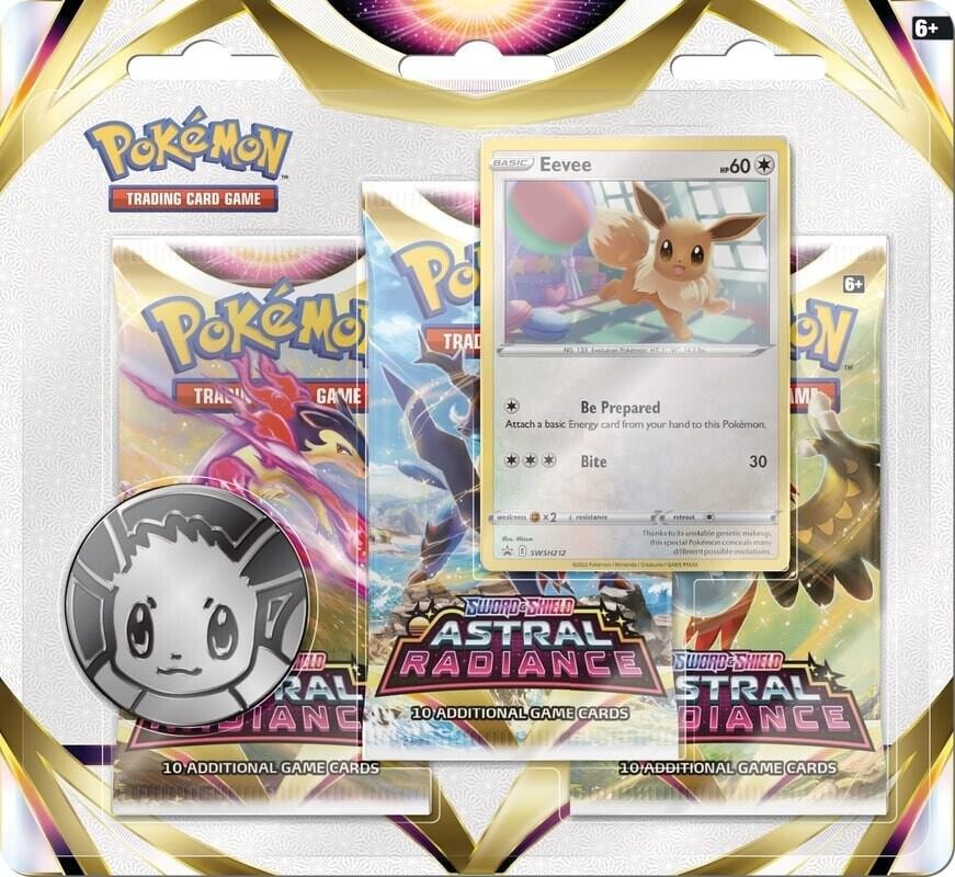 Astral Radiance 3 Pack Blister Eevee