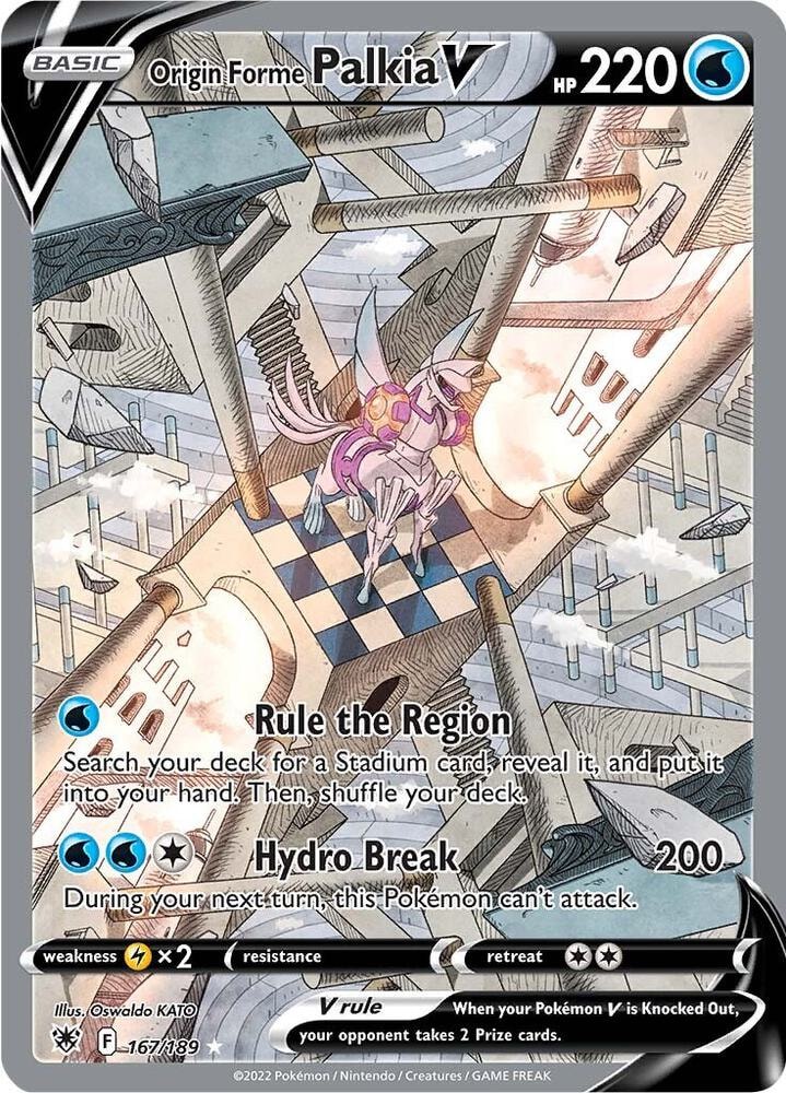 Origin Forme Palkia V Alternate Full Art