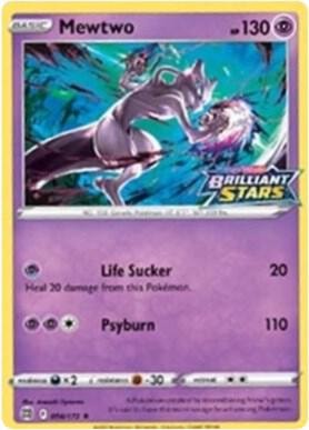 Mewtwo 056 172 Brilliant Stars Stamped
