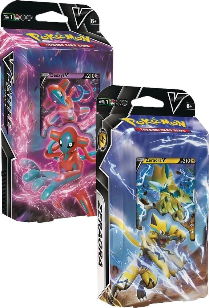 Deoxys V Zeraora V Battle Decks Set of 2