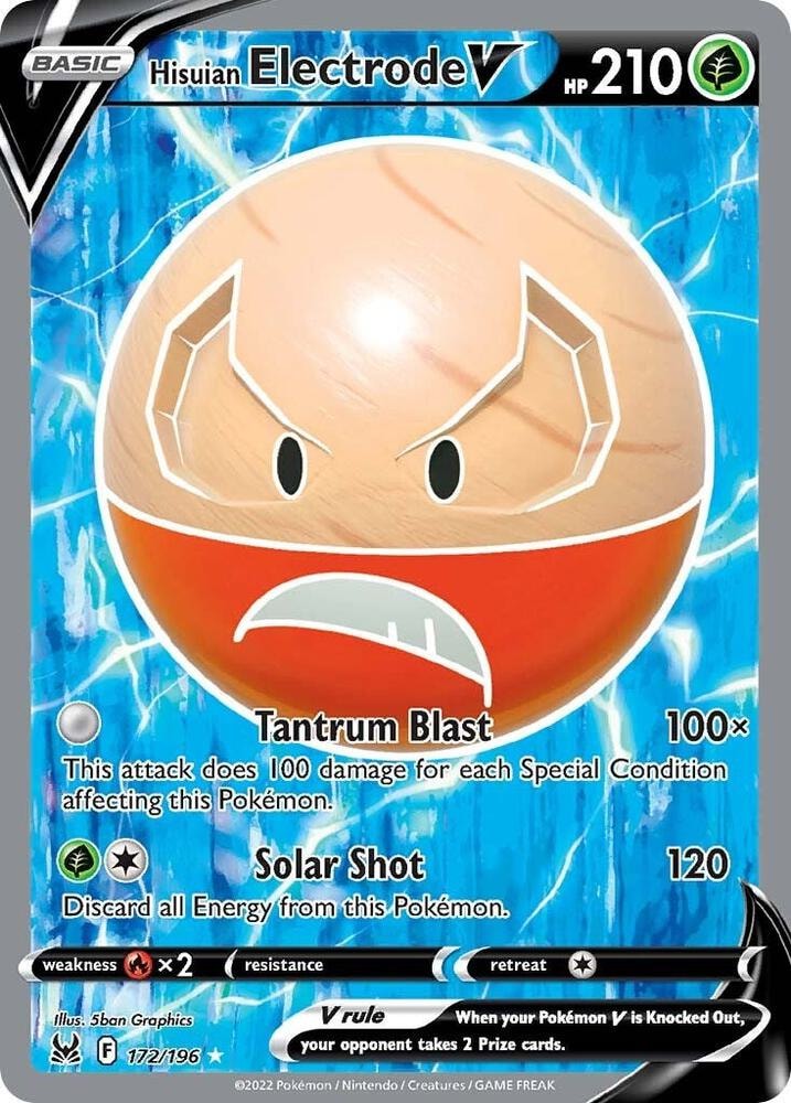 Hisuian Electrode V Full Art