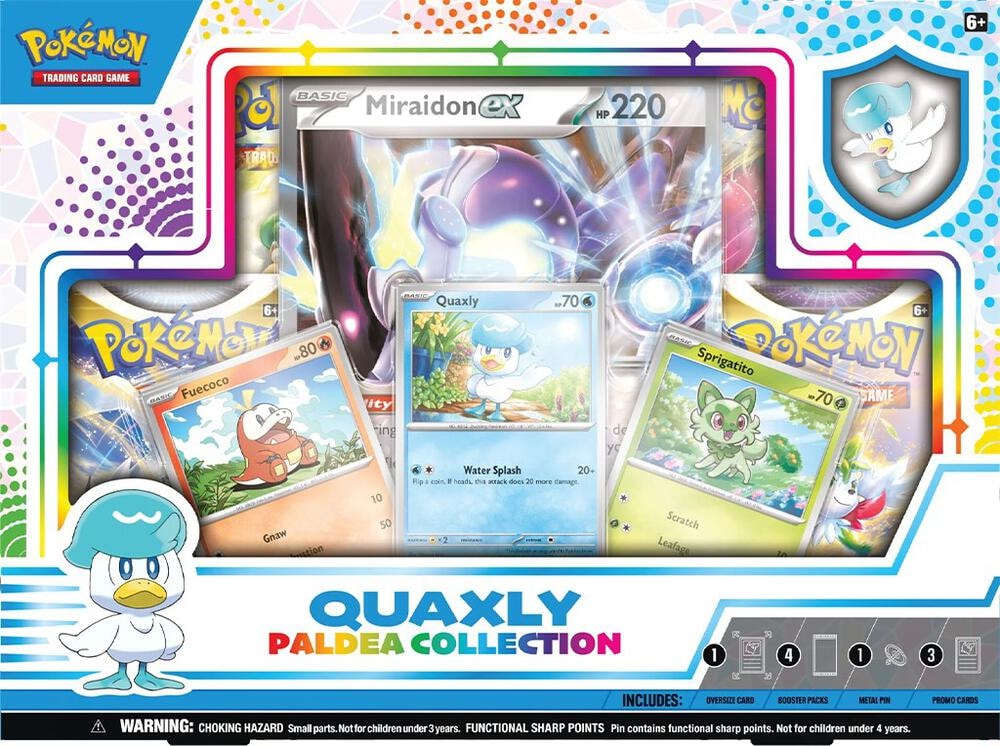 Paldea Collection Quaxly Miraidon ex