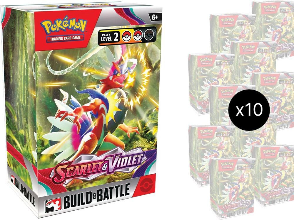 Scarlet and Violet Build and Battle Box Display