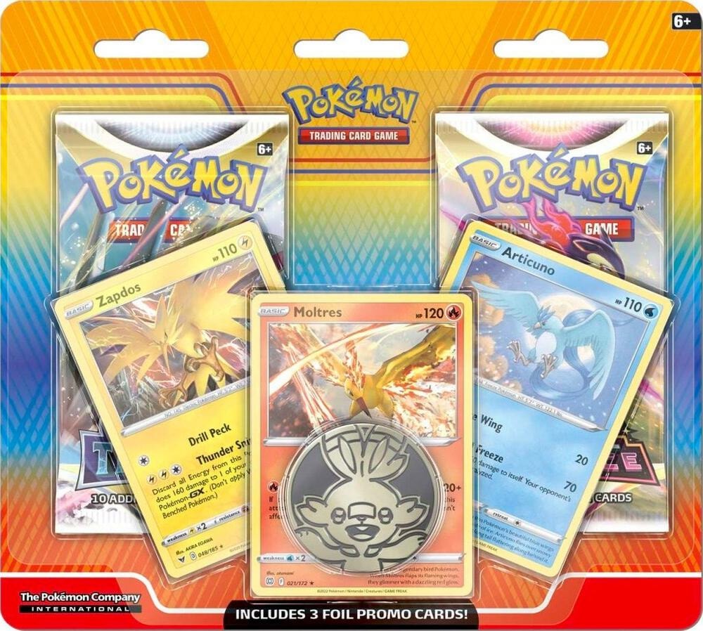 Enhanced 2 Pack Blister Pack Articuno Zapdos and Moltres