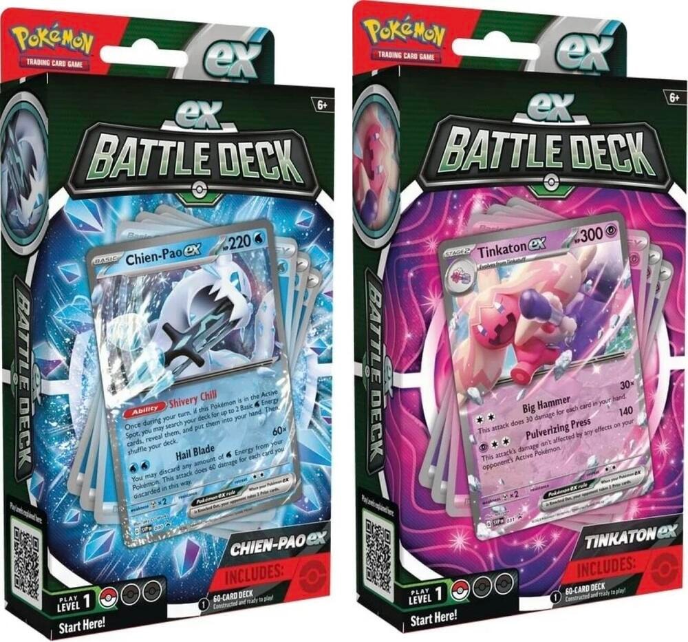 ex Battle Deck Chien Pao Tinkaton Set of 2