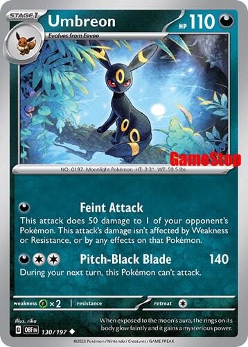Umbreon 130 197 GameStop Exclusive