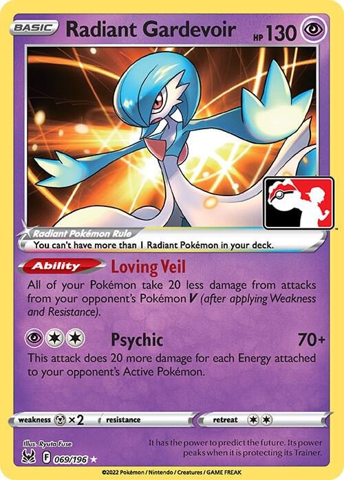 Radiant Gardevoir 069 196