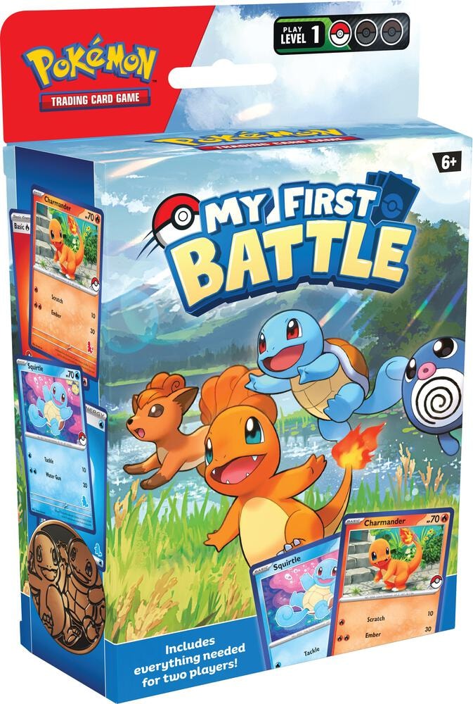 My First Battle Charmander and Squirtle