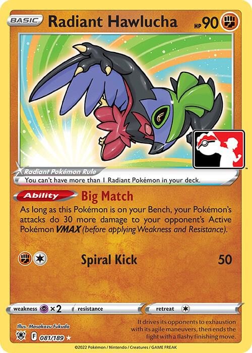 Radiant Hawlucha 081 189