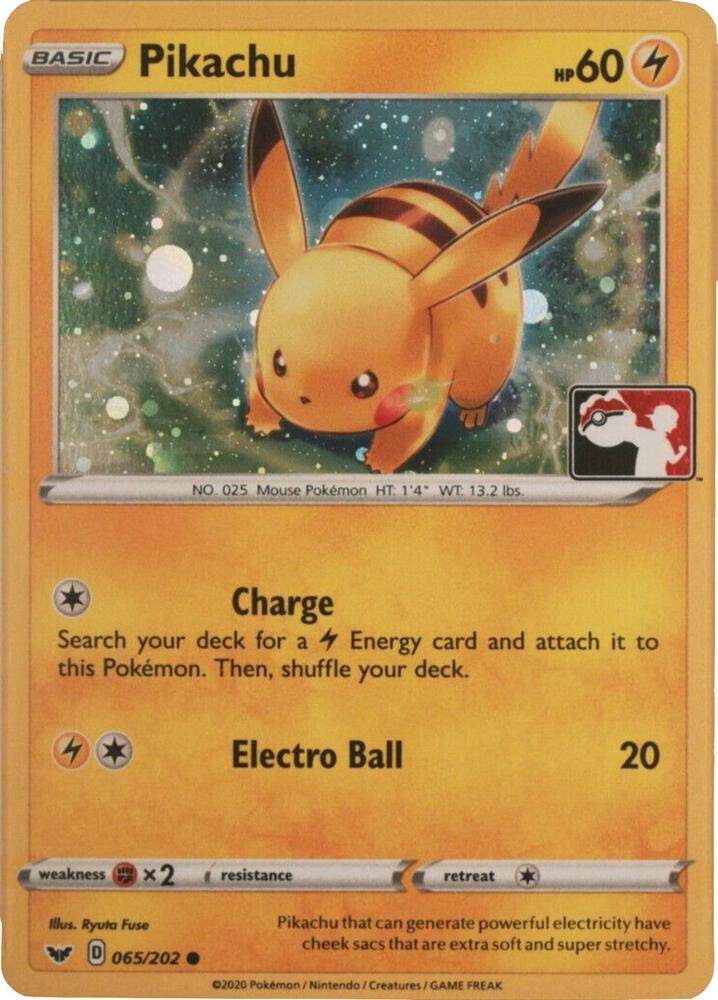 Pikachu 065 202 Cosmos Holo