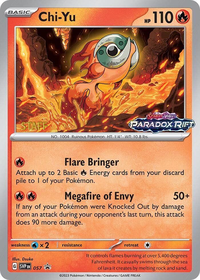Chi Yu 057 Prerelease Staff