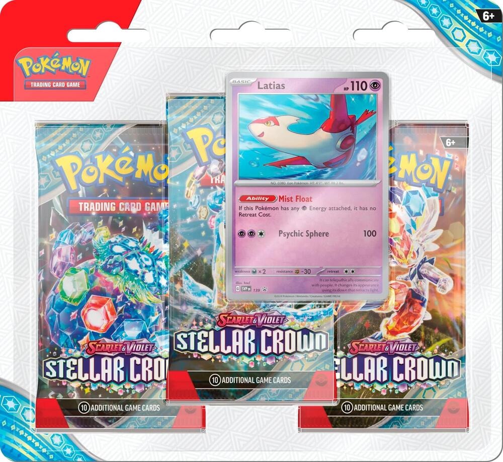 Stellar Crown 3 Pack Blisters Latias