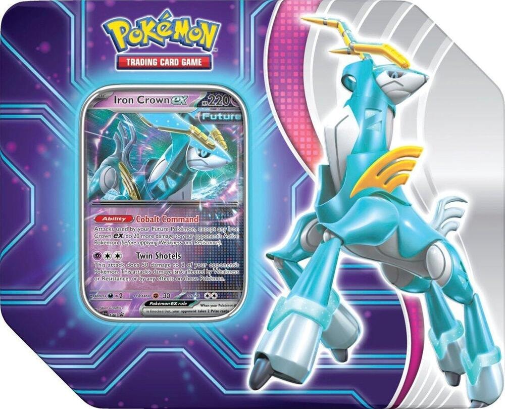 Paradox Destinies Tin Iron Crown ex
