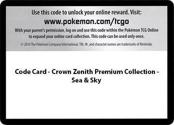 Code Card Sea and Sky Premium Collection