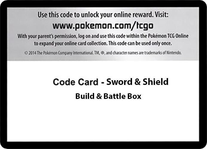 Code Card Sword and Shield Build and Battle Box