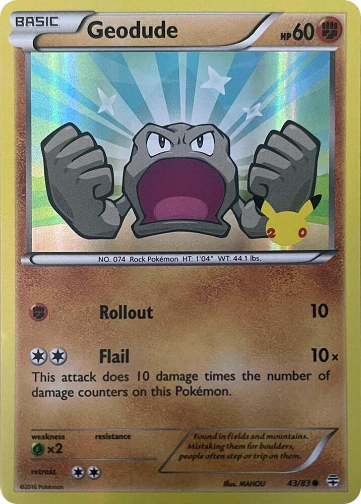 Geodude Stamped