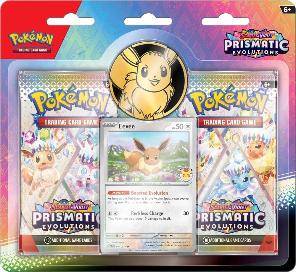 Prismatic Evolutions 2 Pack Blister Eevee