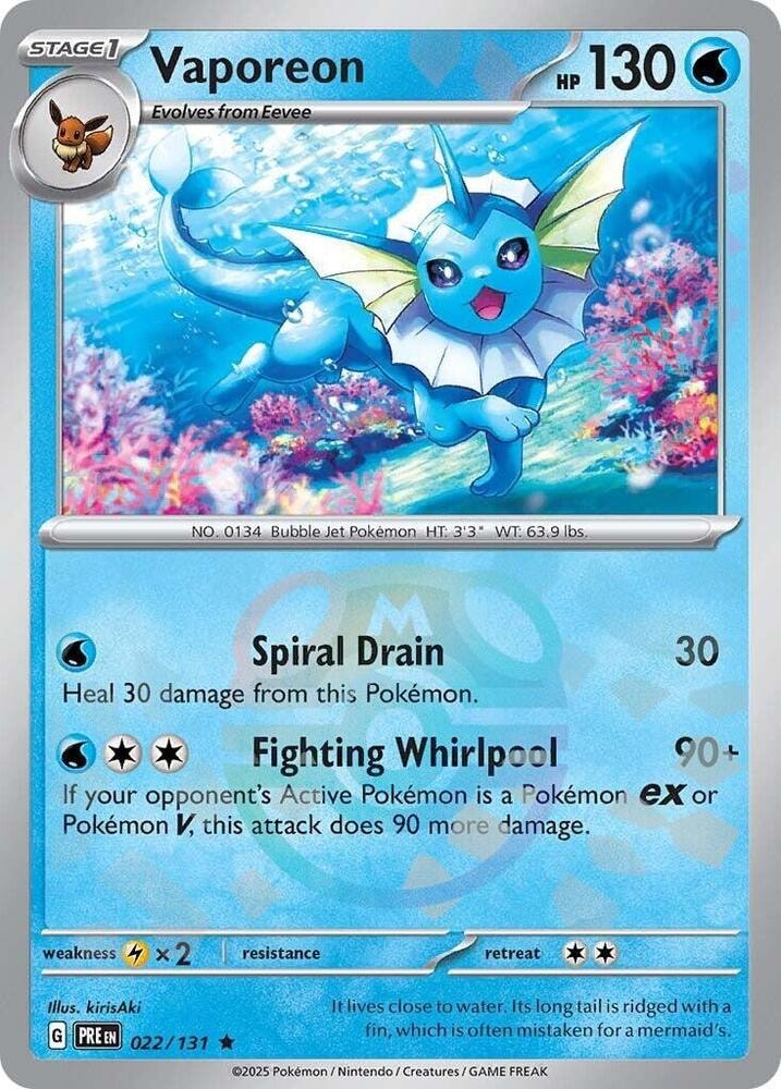 Vaporeon Master Ball Pattern