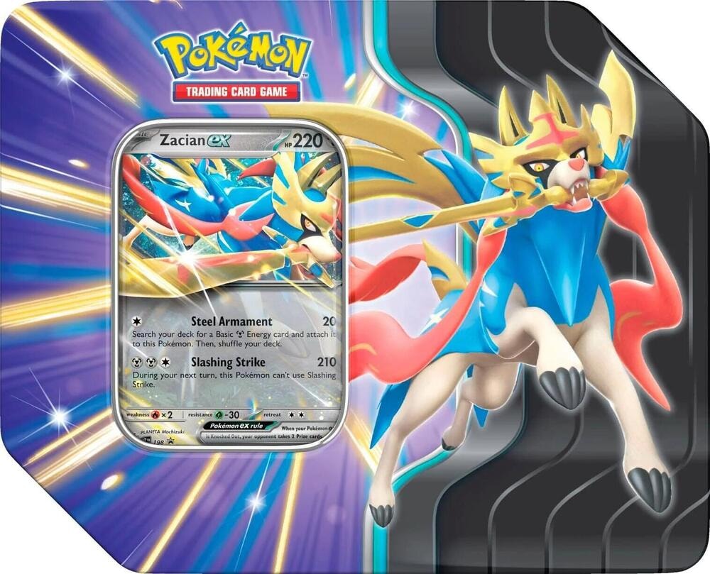 Slashing Legends Tin Zacian ex