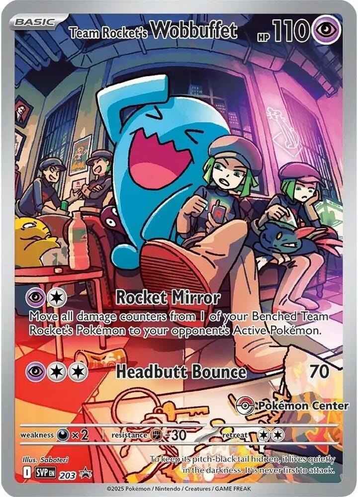 Team Rockets Wobbuffet Pokemon Center Exclusive