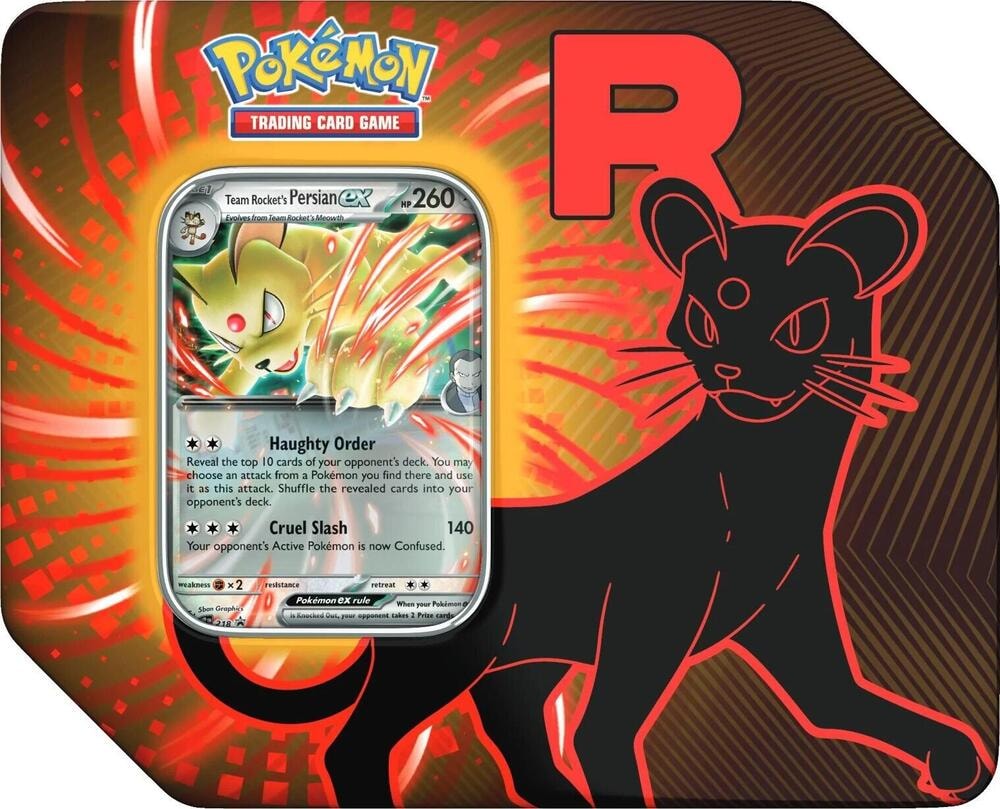 Team Rocket Tin Team Rockets Persian ex