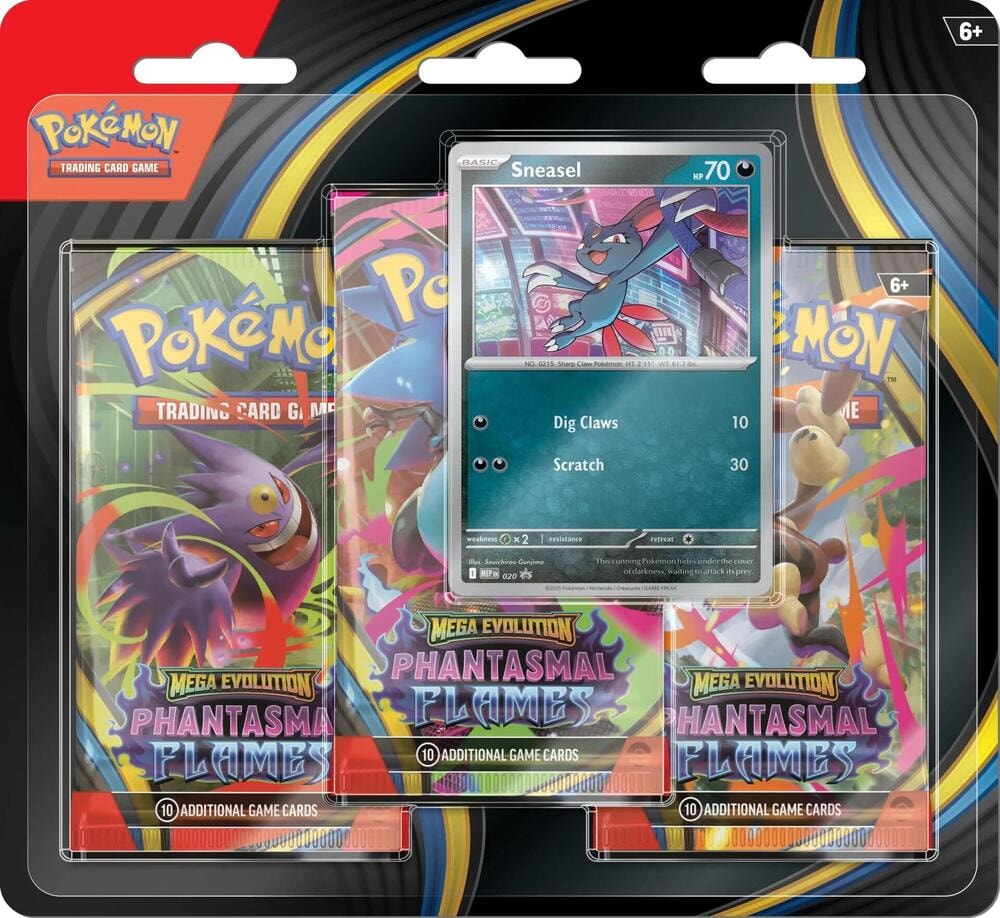 Phantasmal Flames 3 Pack Blister Sneasel