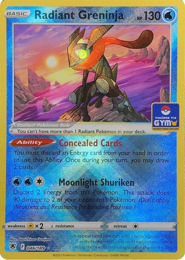 Radiant Greninja 046 189 GYM