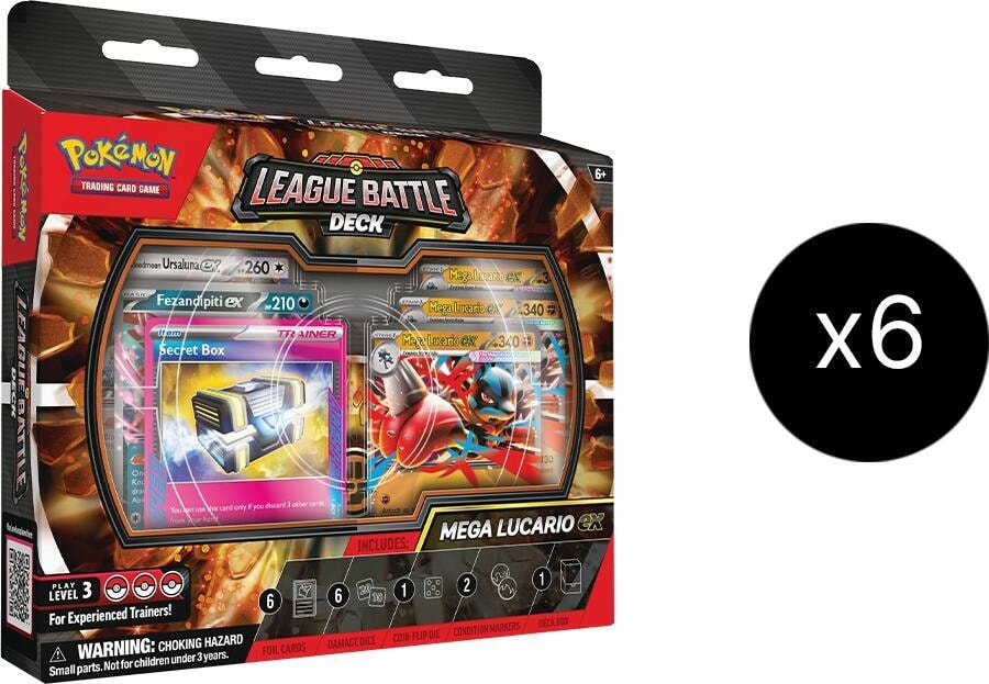 League Battle Deck Case Mega Lucario ex