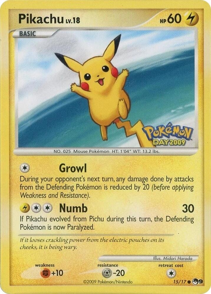 Pikachu Pokemon Day 2009