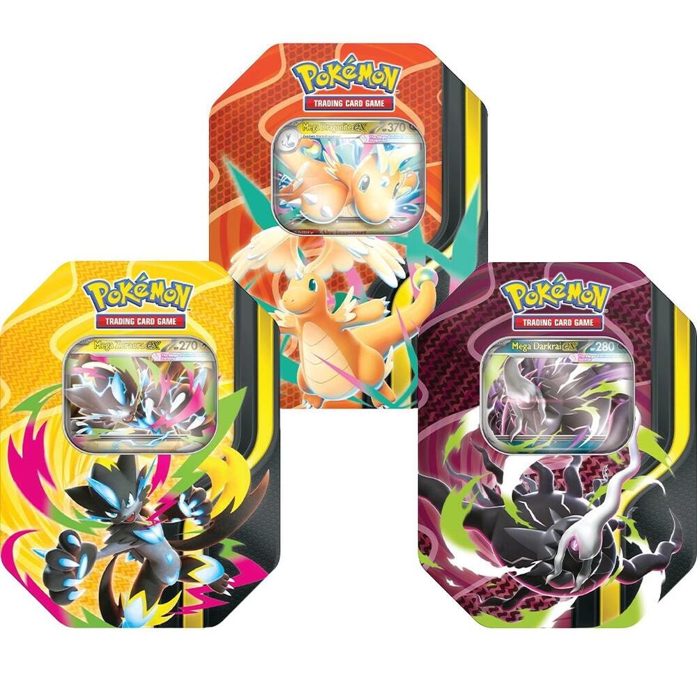 Mega Forces Tin Set of 3