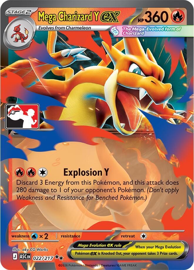 Mega Charizard Y ex 022 217