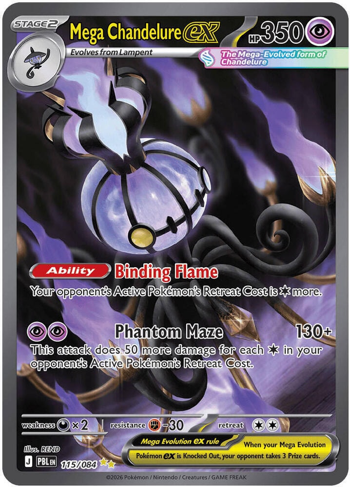 Mega Chandelure ex 115 084