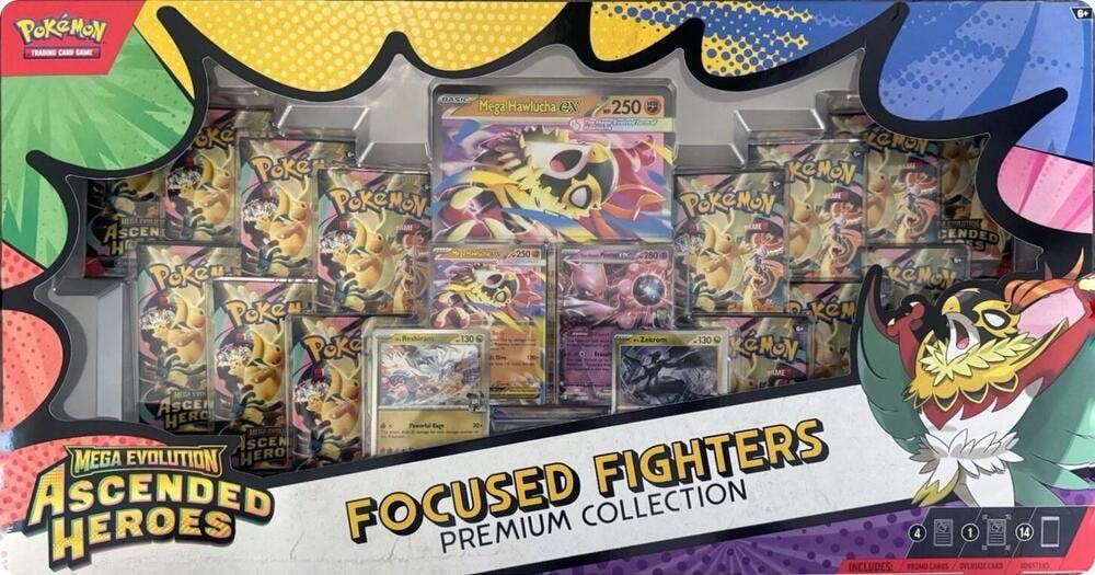 Ascended Heroes Focused Fighters Premium Collection Sams Club