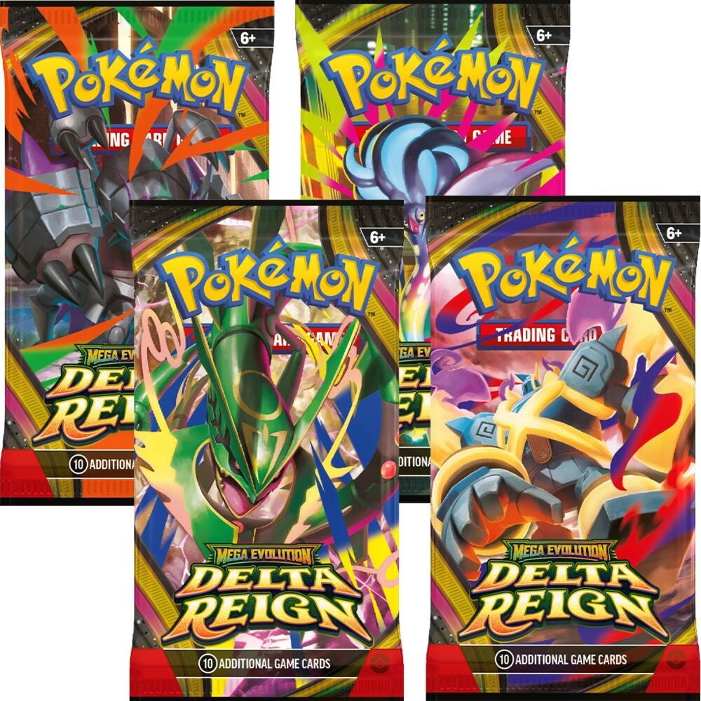 Delta Reign Booster Pack Art Bundle Set of 4