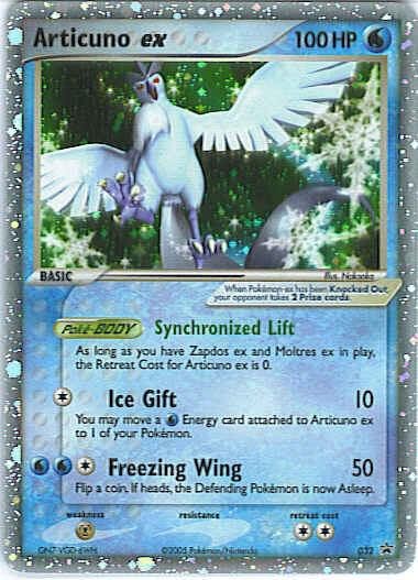 Articuno ex 032 EX Collectors Window Tins