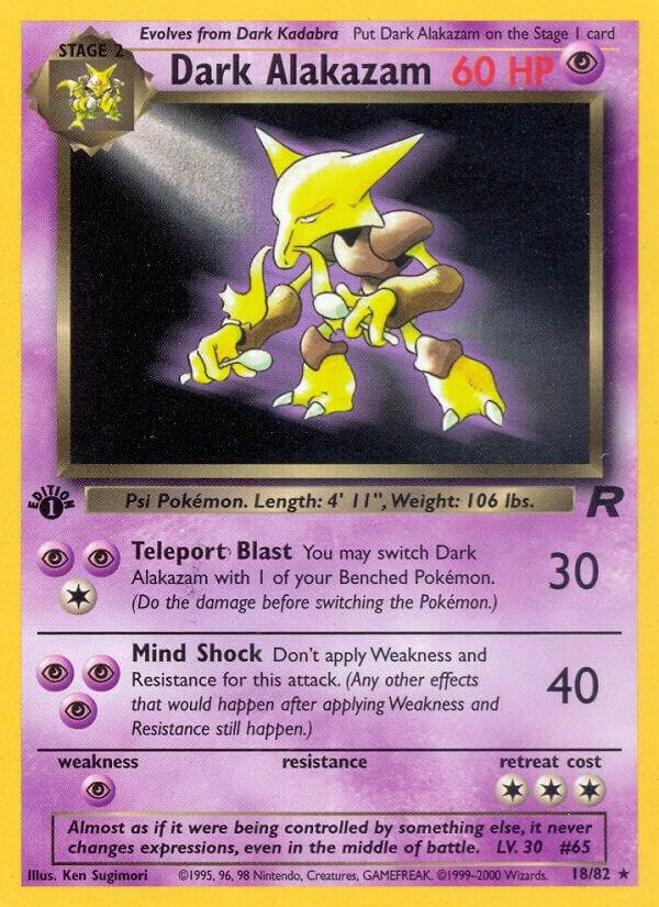 Dark Alakazam 18