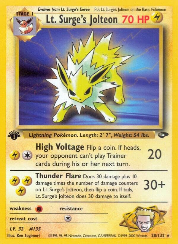 Lt Surges Jolteon