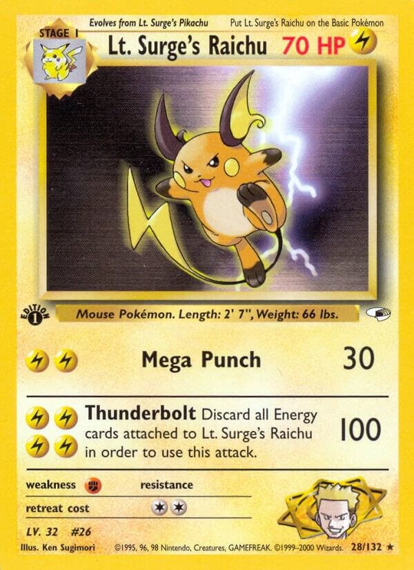 Lt Surges Raichu