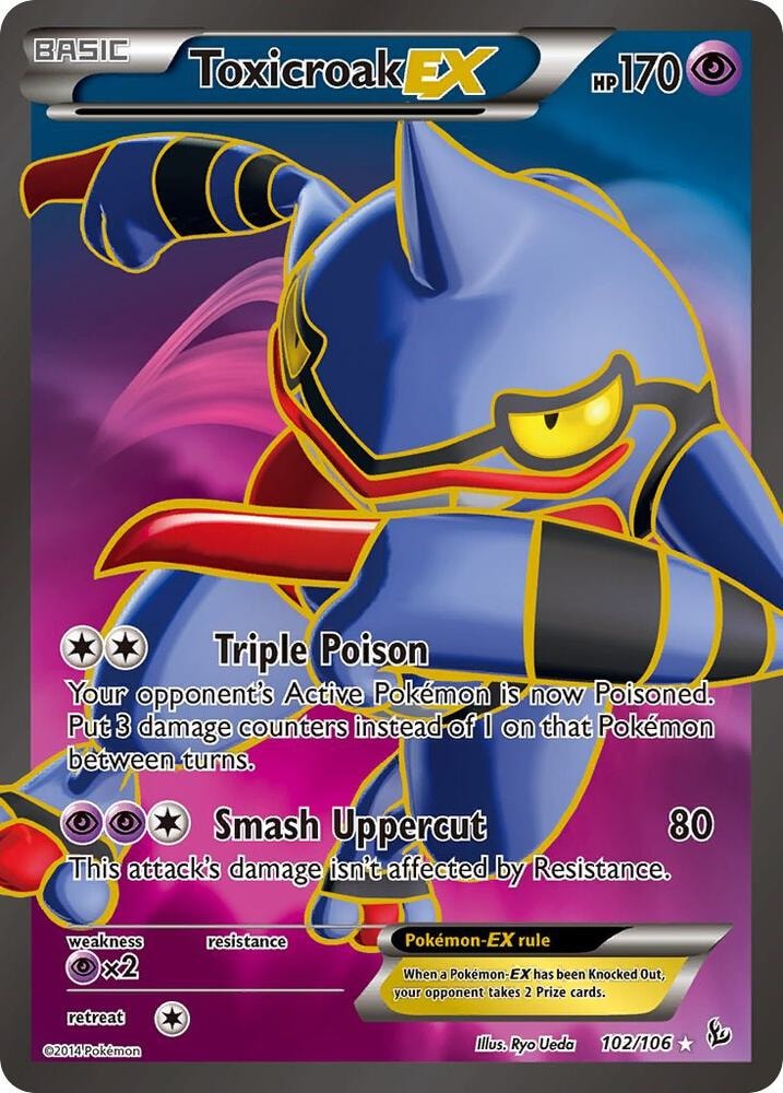 Toxicroak EX 102 Full Art