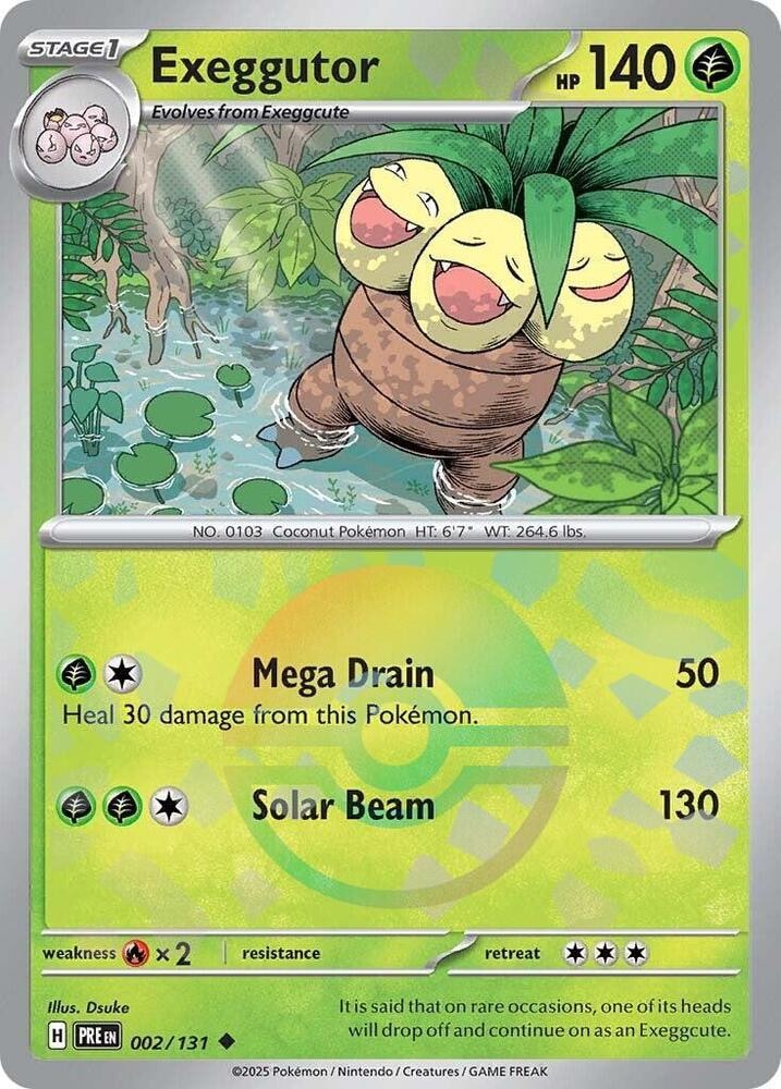 Exeggutor Poke Ball Pattern