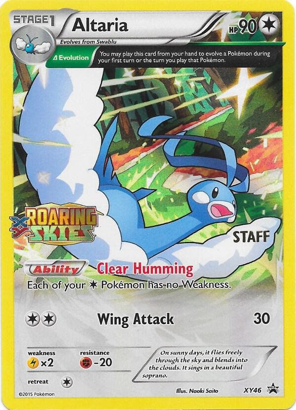 Altaria XY46 Prerelease Staff