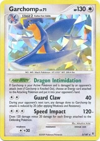 Garchomp 5 147 Cracked Ice Holo