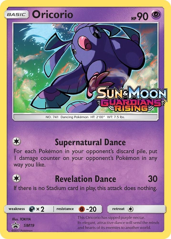 Oricorio SM19 Prerelease