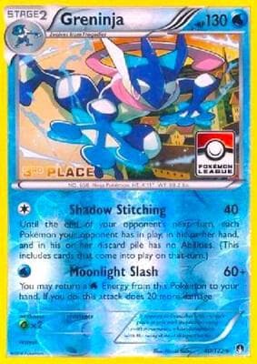 Greninja 40 122 Pokemon League 3rd Place