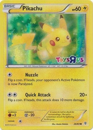 Pikachu 26 83 Toys R Us