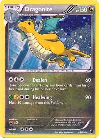 Dragonite 83 116 Cosmos Holo